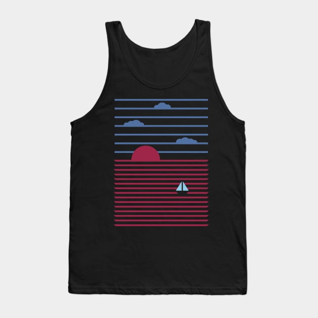 Plain Sailing Tank Top by Thepapercrane